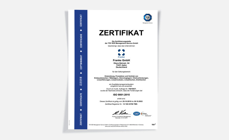 Zertifiziert nach DIN ISO 9001